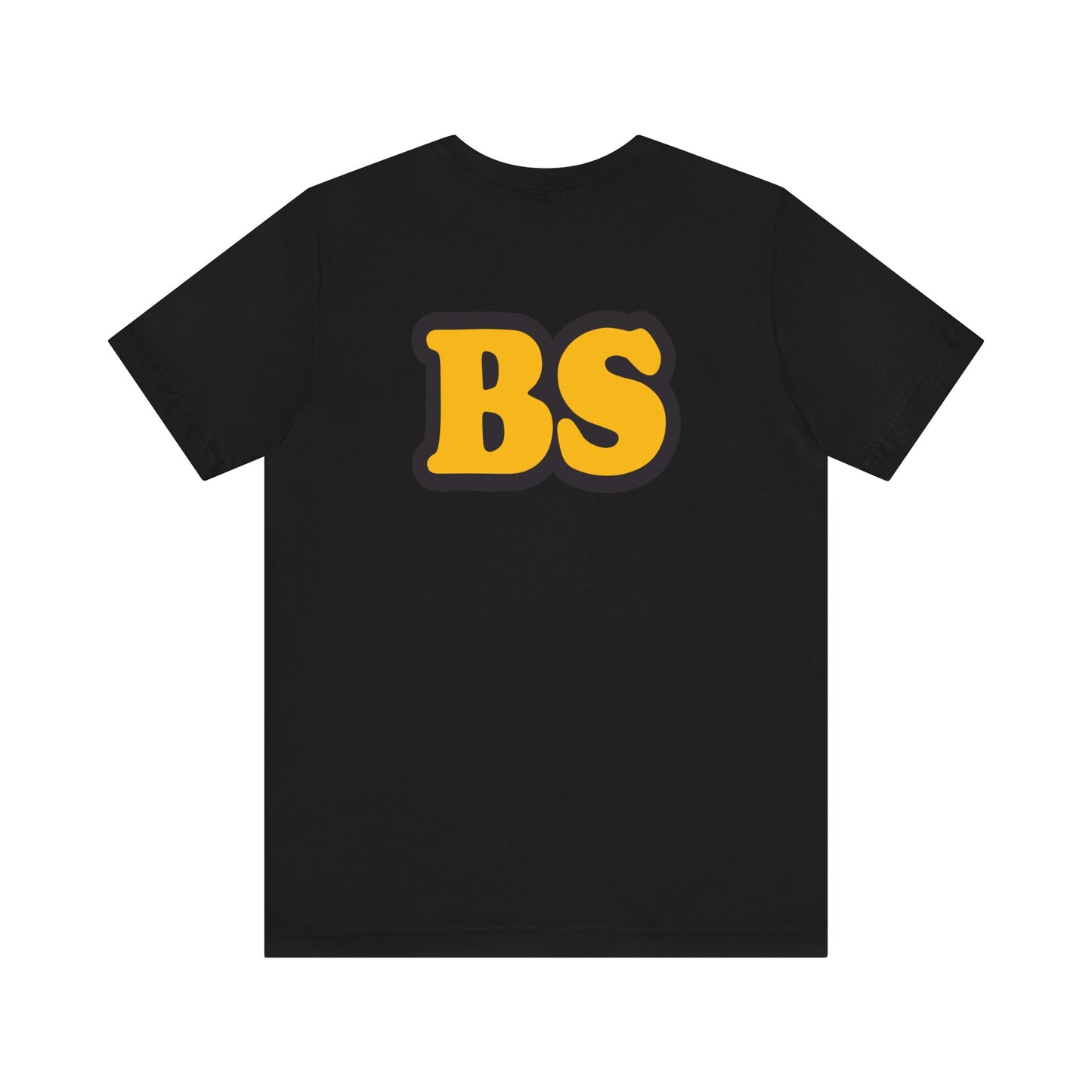 BS CLASSIC BLK/GLD PRINT Unisex Jersey Short Sleeve Tee