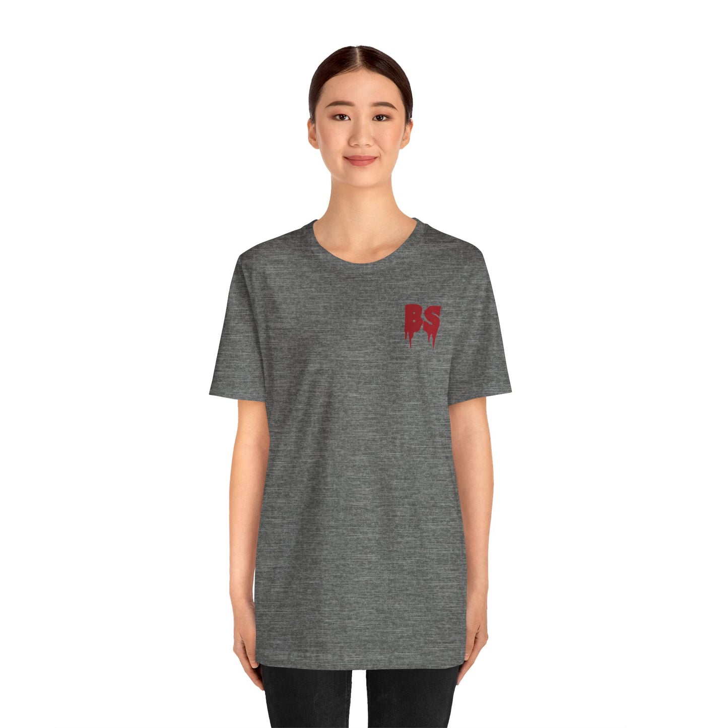 BS DRIP RED PRINT Unisex Jersey Short Sleeve Tee
