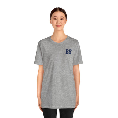 BS COLLEGE NAVY PRINT Unisex Jersey Short Sleeve Tee