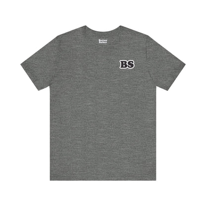 BS CLASSIC WHT/BLK PRINT Unisex Jersey Short Sleeve Tee