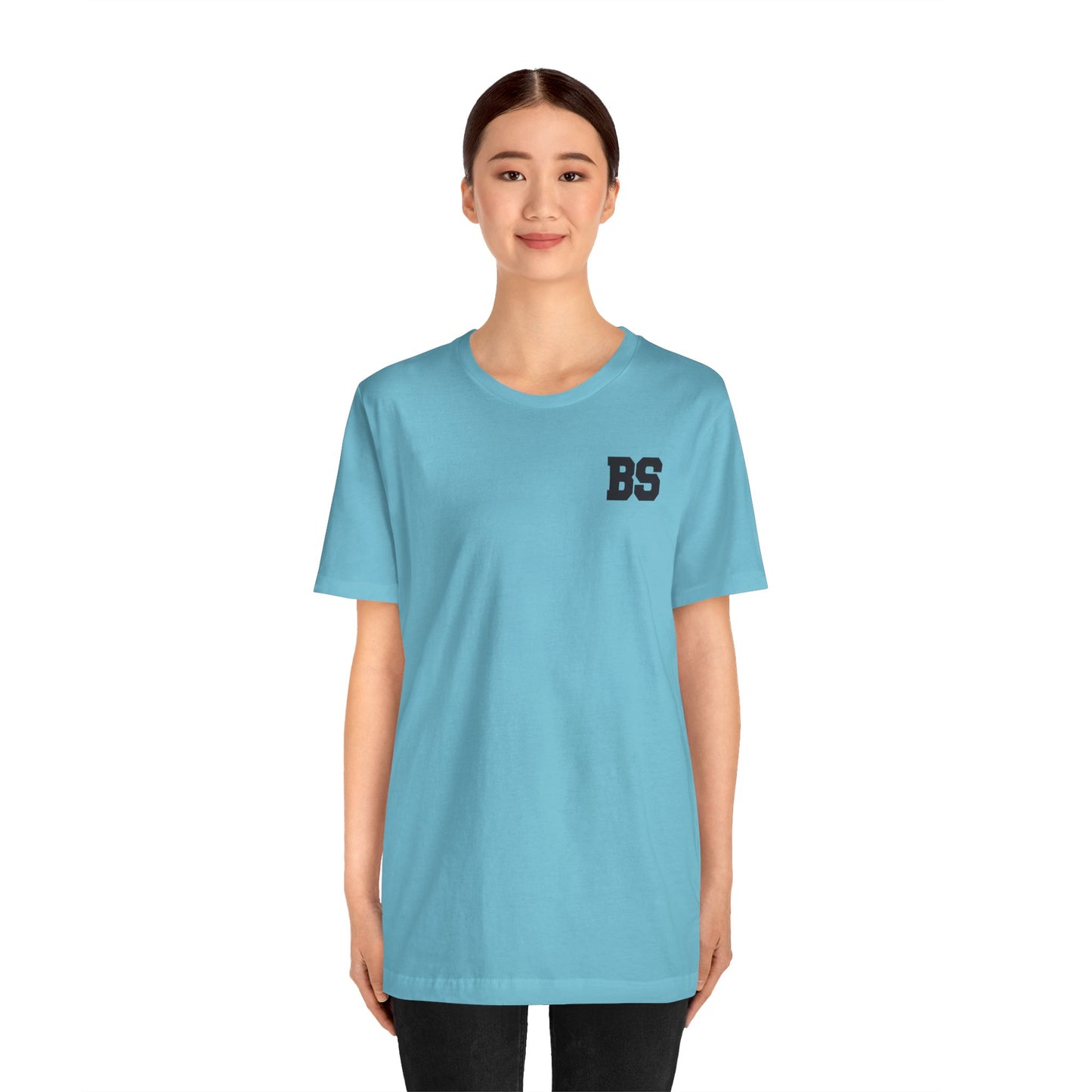 BS COLLEGE BLK PRINT Unisex Jersey Short Sleeve Tee