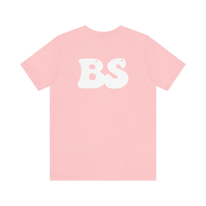 BS BUBBLE WHT PRINT Unisex Jersey Short Sleeve Tee