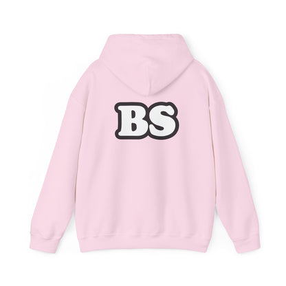 BS CLASSIC BLK/WHT PRINT Unisex Heavy Blend™ Hooded Sweatshirt