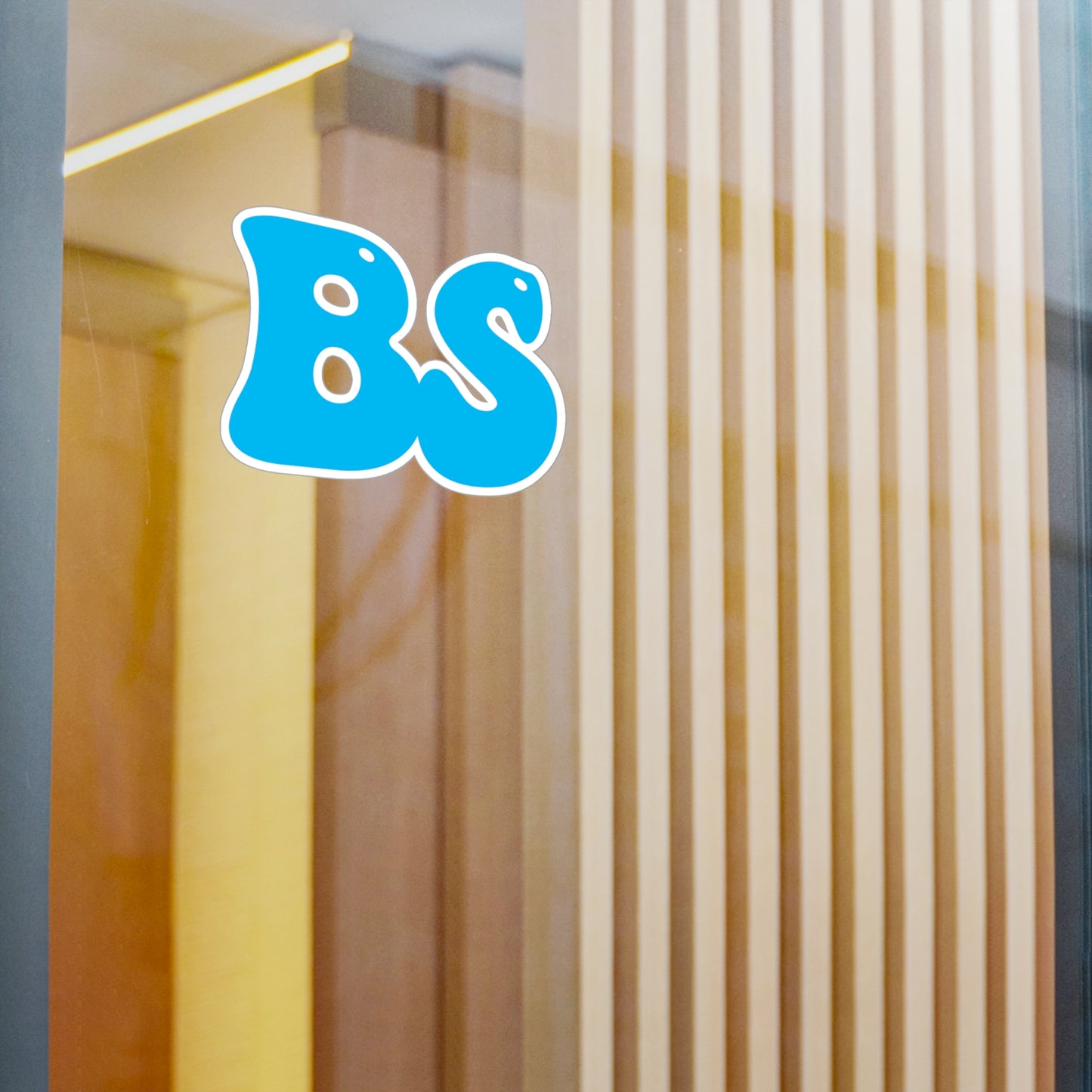 BS BUBBLE BLU Kiss-Cut Vinyl Decals