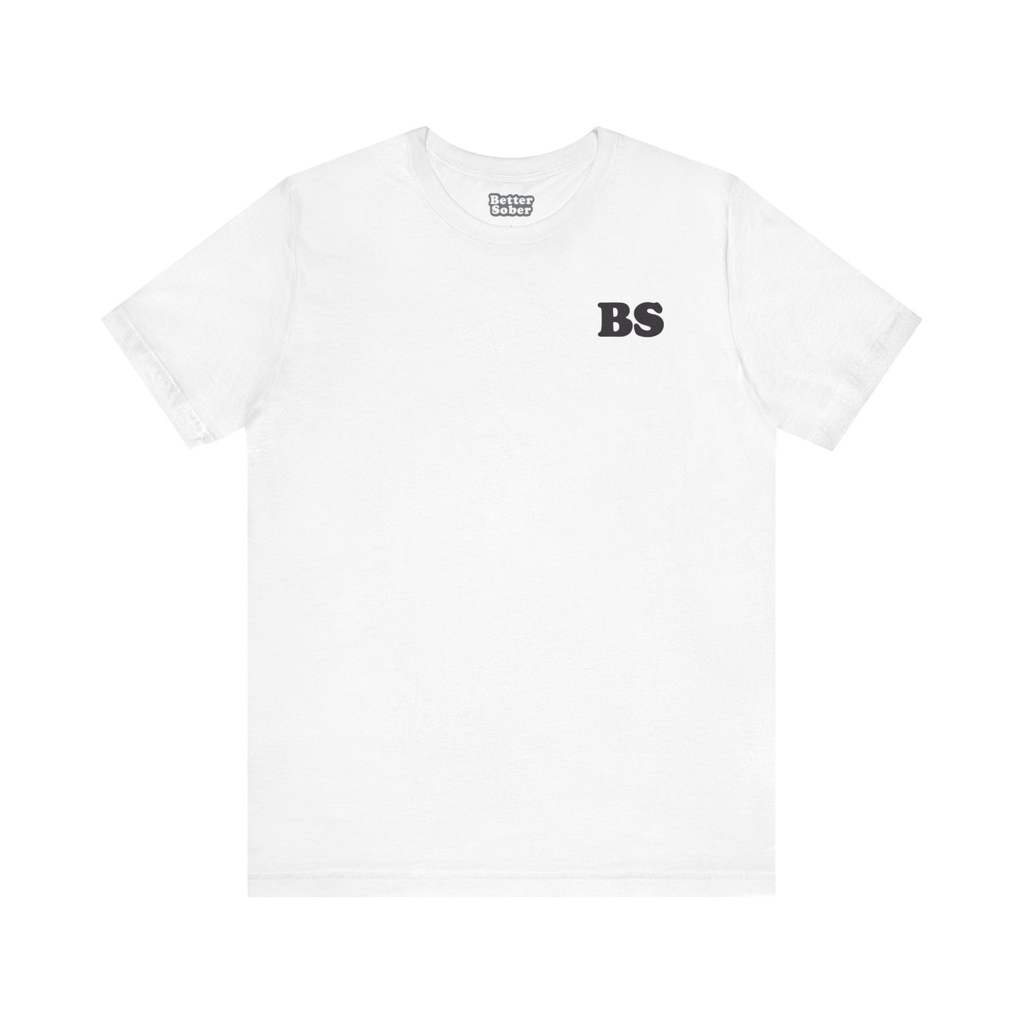 BS CLASSIC WHT/BLK PRINT Unisex Jersey Short Sleeve Tee