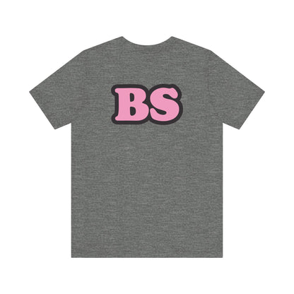 BS CLASSIC BLK/PNK PRINT Unisex Jersey Short Sleeve Tee