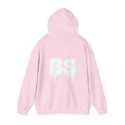 BS DRIP WHT PRINT Unisex Heavy Blend™ Hooded Sweatshirt