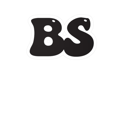 BS BUBBLE BLK Kiss-Cut Vinyl Decals