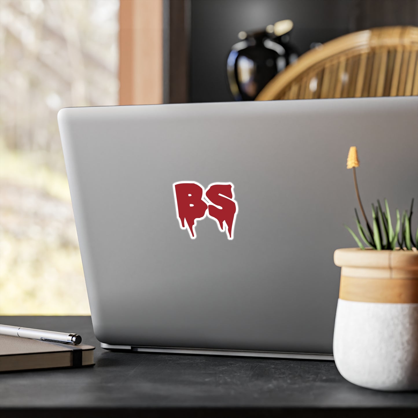 BS DRIP RED Kiss-Cut Vinyl Decals