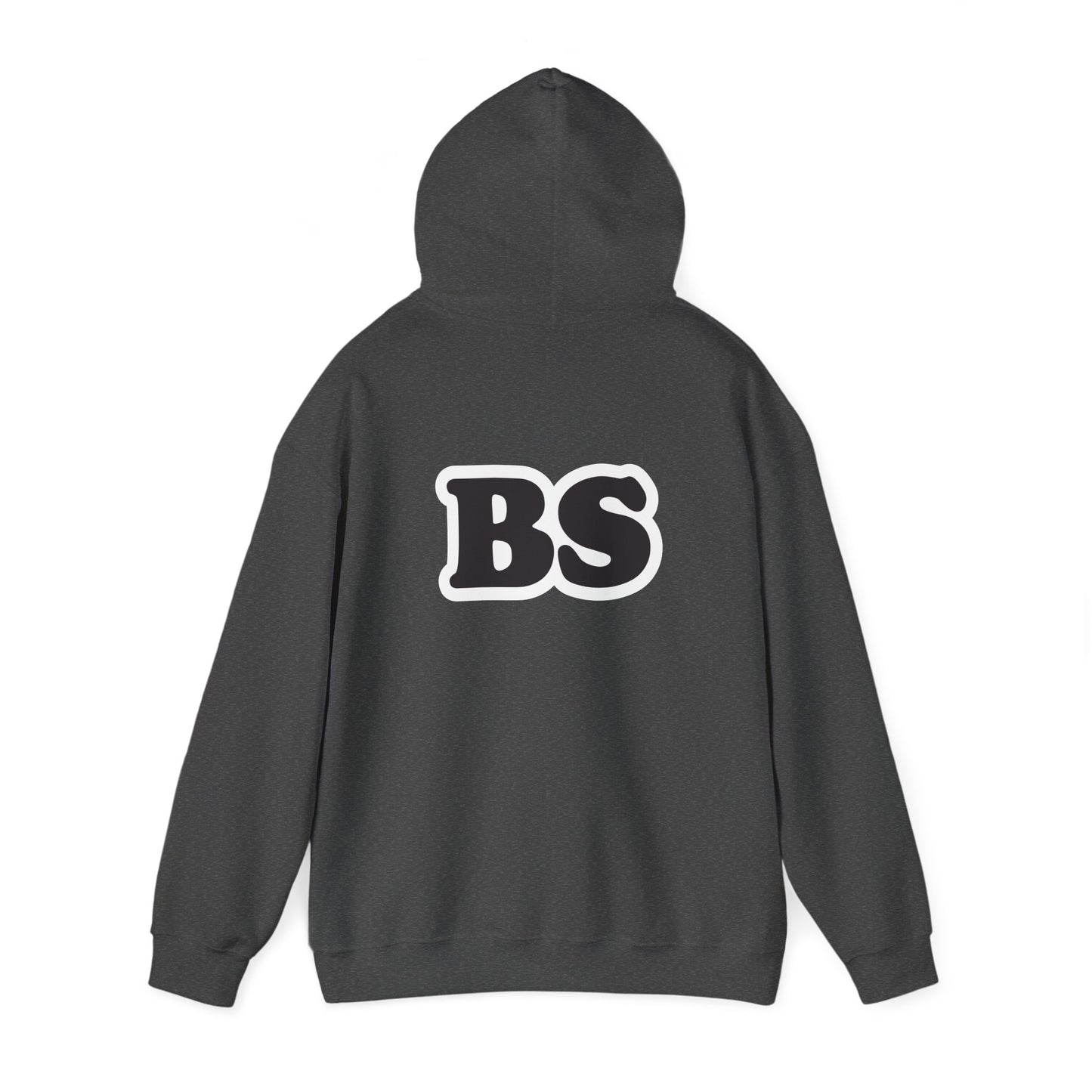 BS CLASSIC WHT/BLK PRINT Unisex Heavy Blend™ Hooded Sweatshirt