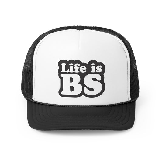 STACKED BLK/WHT Trucker Caps