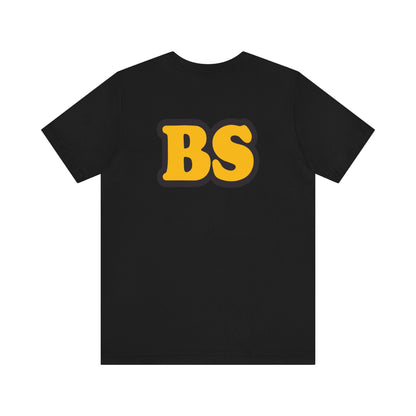 BS CLASSIC BLK/GLD PRINT Unisex Jersey Short Sleeve Tee