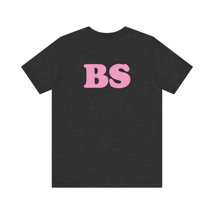 BS CLASSIC BLK/PNK PRINT Unisex Jersey Short Sleeve Tee