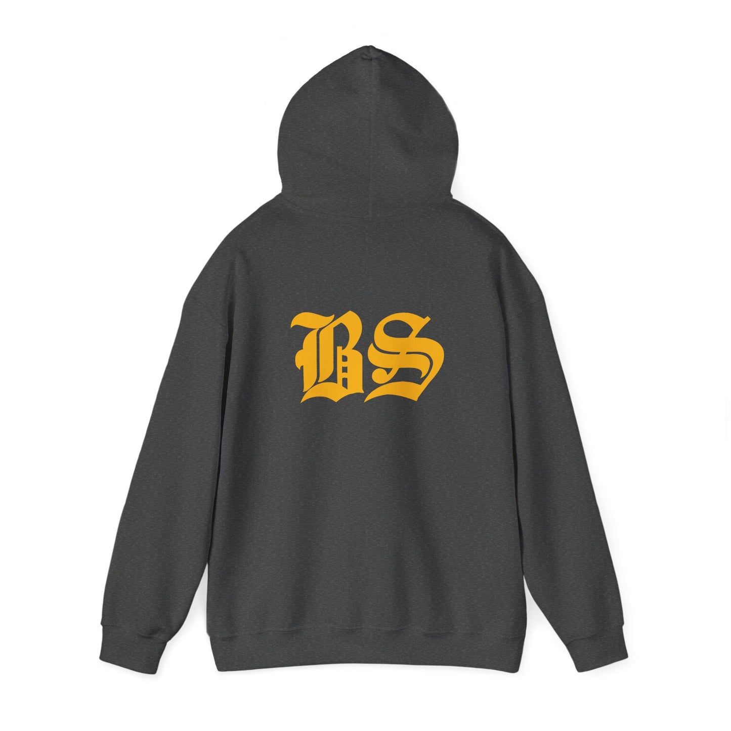 BS OLD SCHOOL GLD PRINT Unisex Heavy Blend™ Hooded Sweatshirt