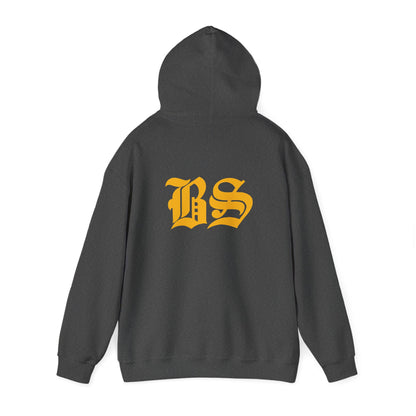 BS OLD SCHOOL GLD PRINT Unisex Heavy Blend™ Hooded Sweatshirt