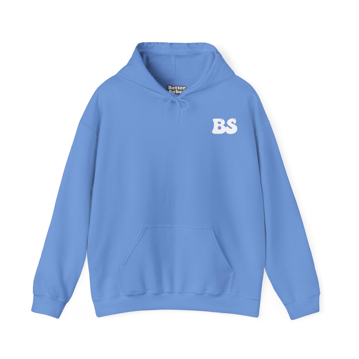 BS BUBBLE WHT PRINT Unisex Heavy Blend™ Hooded Sweatshirt