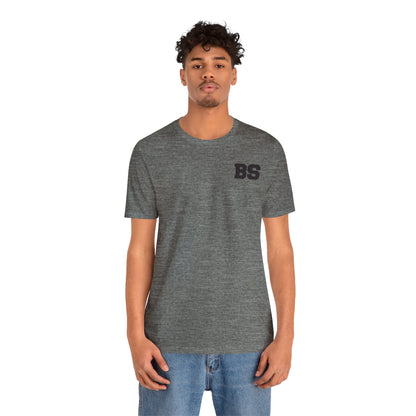 BS COLLEGE BLK PRINT Unisex Jersey Short Sleeve Tee