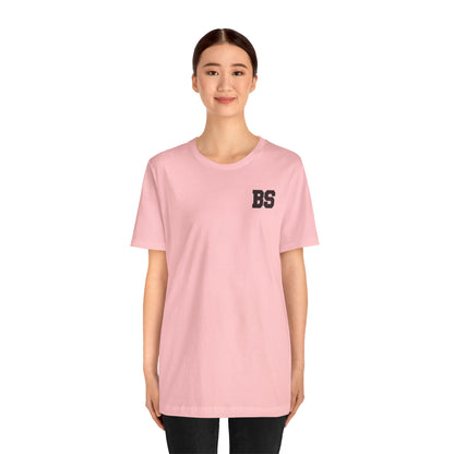 BS COLLEGE BLK PRINT Unisex Jersey Short Sleeve Tee