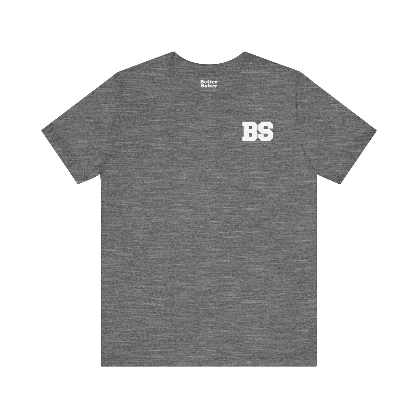 BS COLLEGE WHT PRINT Unisex Jersey Short Sleeve Tee