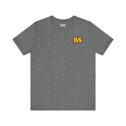 BS CLASSIC BLK/GLD PRINT Unisex Jersey Short Sleeve Tee