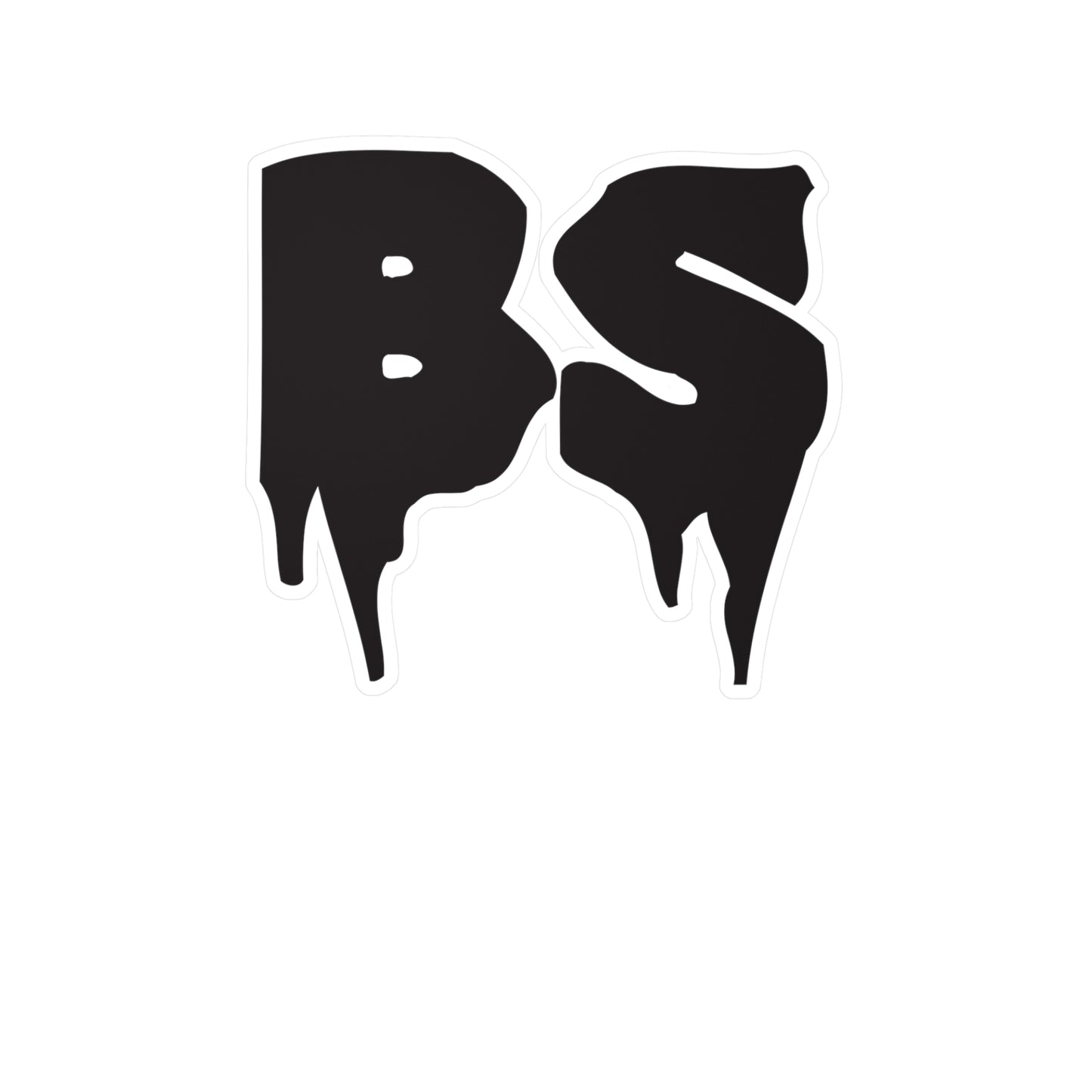 BS DRIP BLK Kiss-Cut Vinyl Decals