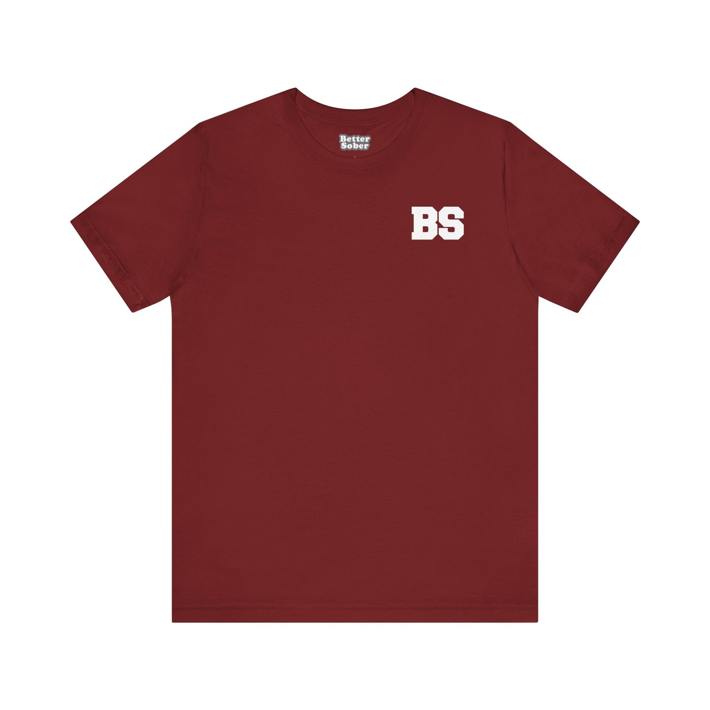 BS COLLEGE WHT PRINT Unisex Jersey Short Sleeve Tee