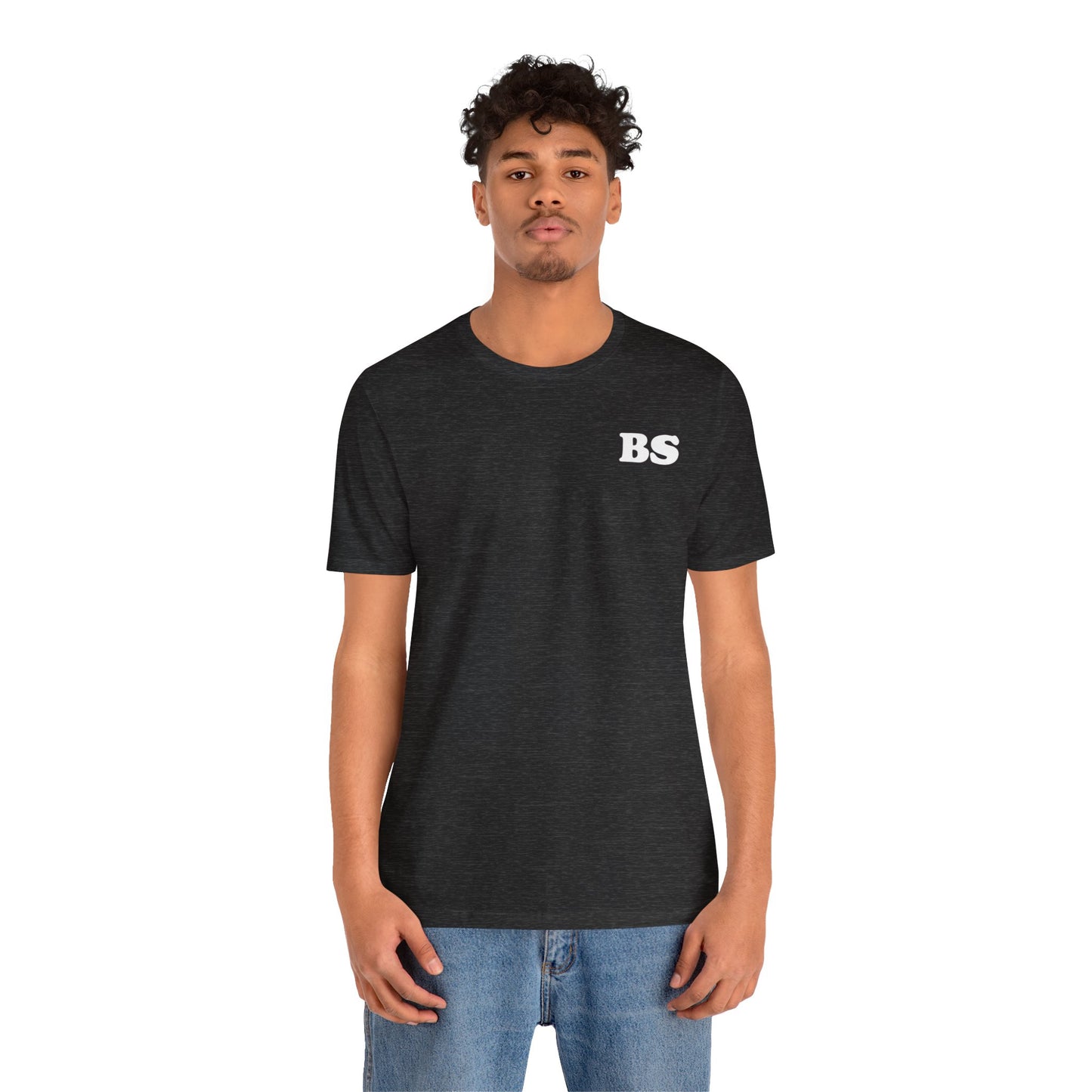 BS CLASSIC BLK/WHT PRINT Unisex Jersey Short Sleeve Tee