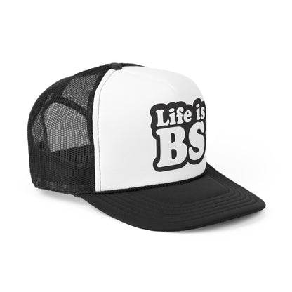 STACKED BLK/WHT Trucker Caps