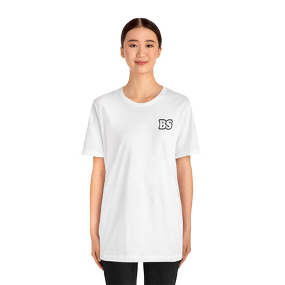 BS CLASSIC BLK/WHT PRINT Unisex Jersey Short Sleeve Tee