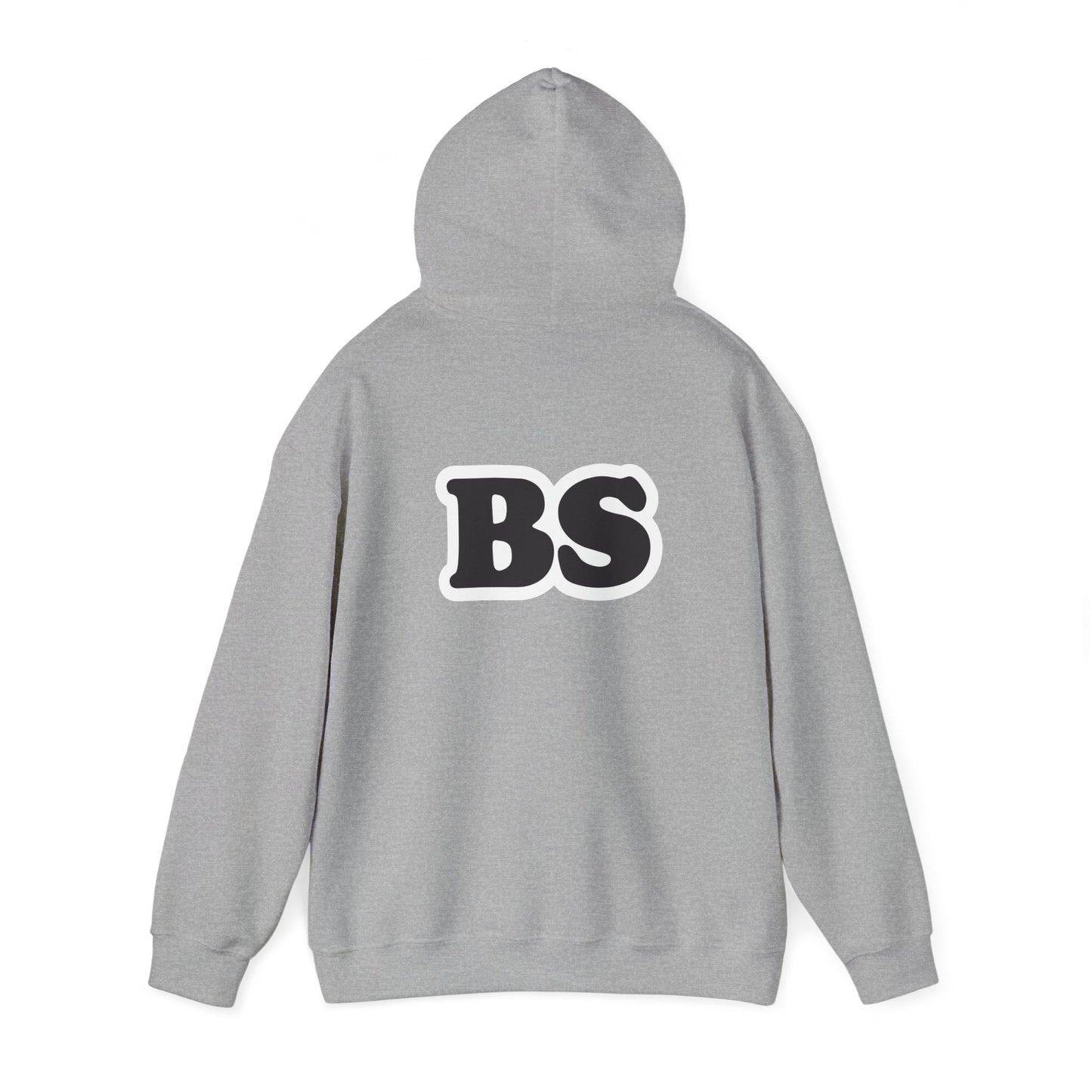 BS CLASSIC WHT/BLK PRINT Unisex Heavy Blend™ Hooded Sweatshirt