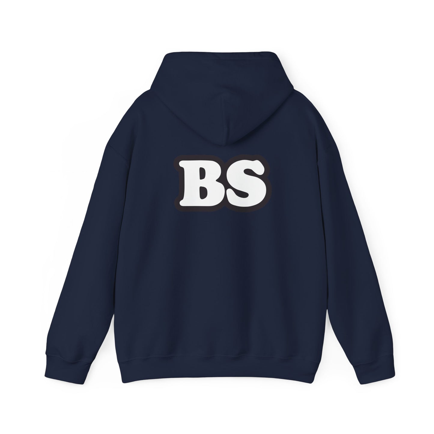 BS CLASSIC BLK/WHT PRINT Unisex Heavy Blend™ Hooded Sweatshirt