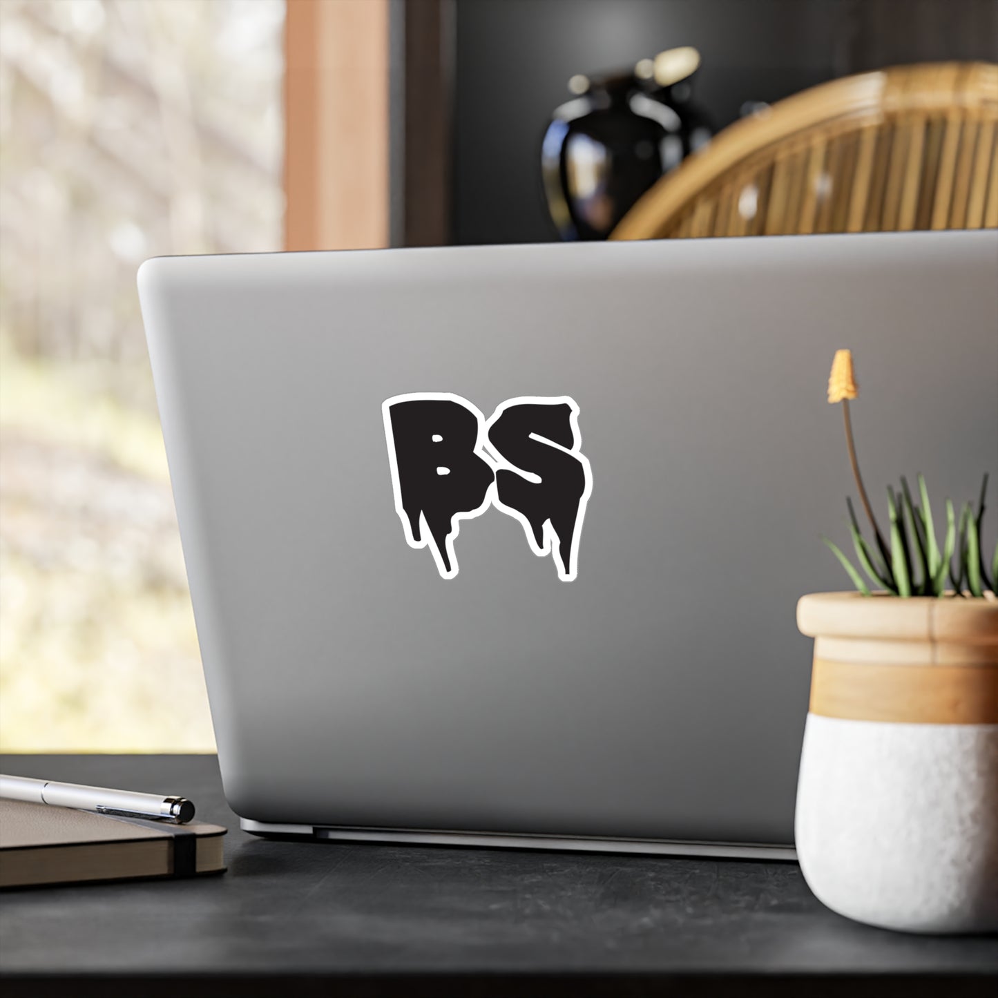 BS DRIP BLK Kiss-Cut Vinyl Decals