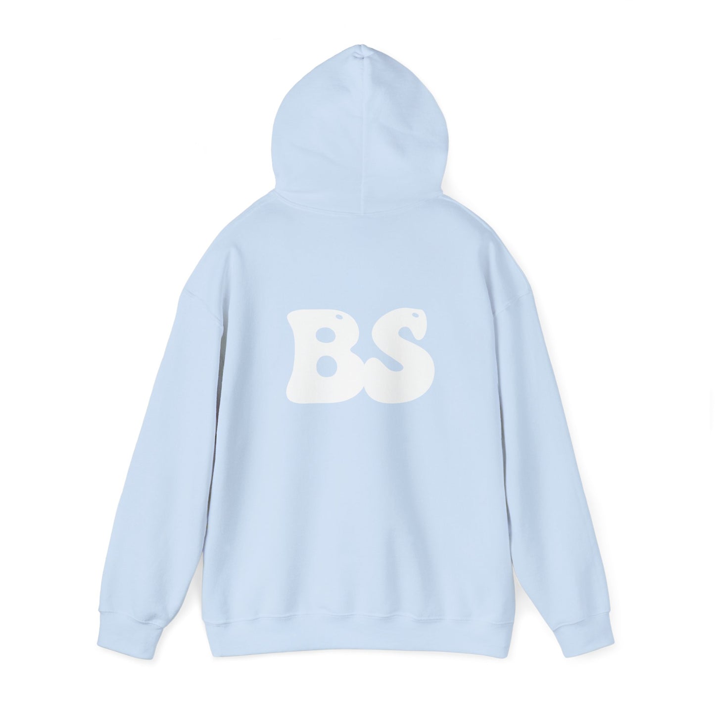 BS BUBBLE WHT PRINT Unisex Heavy Blend™ Hooded Sweatshirt