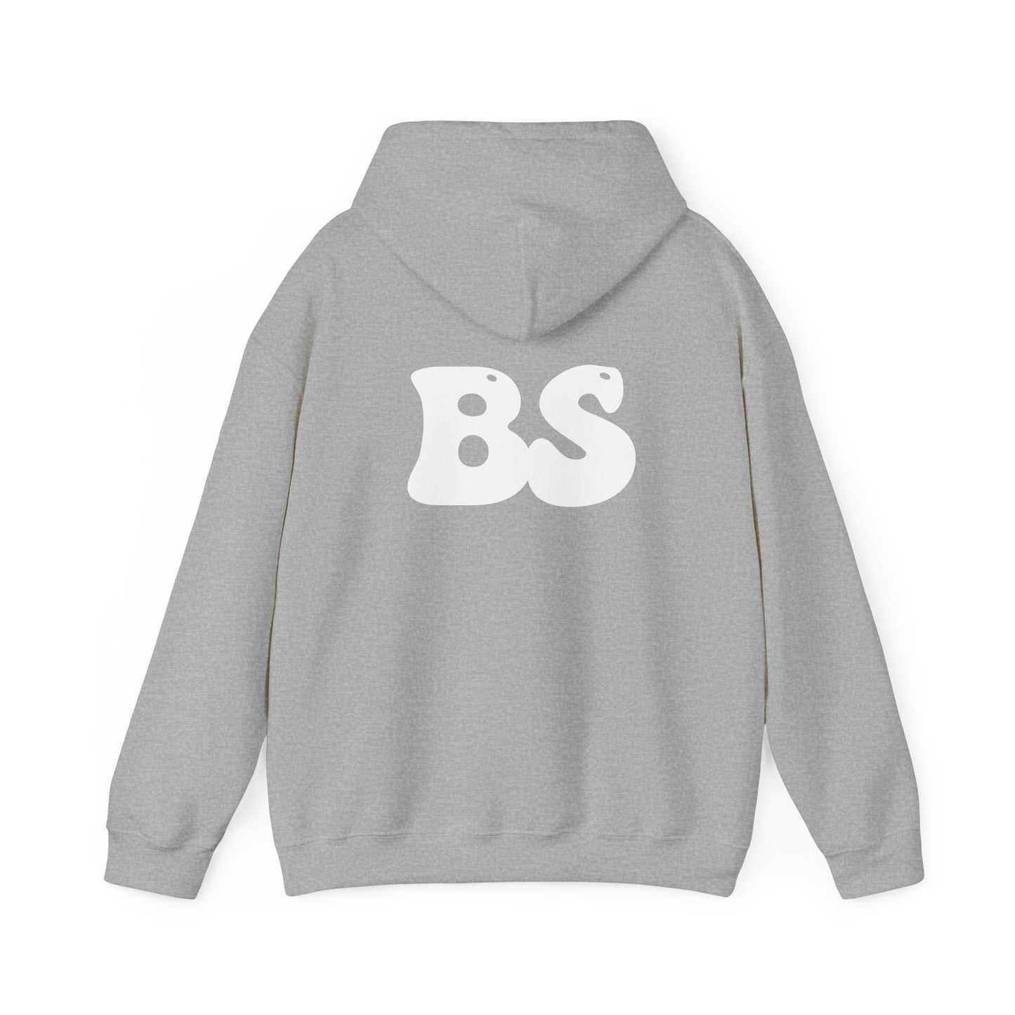 BS BUBBLE WHT PRINT Unisex Heavy Blend™ Hooded Sweatshirt