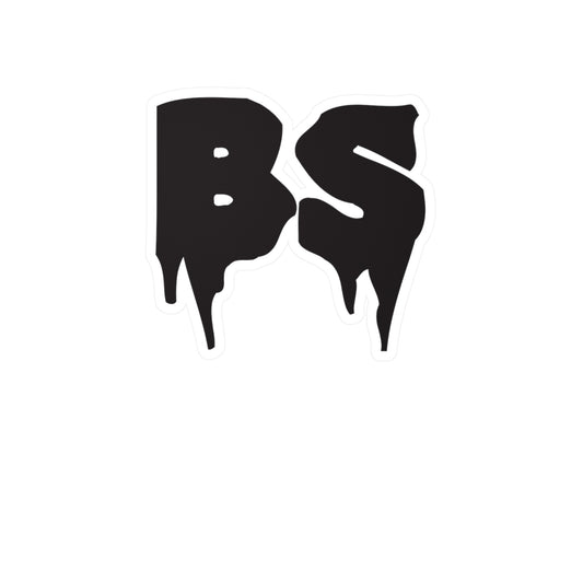 BS DRIP BLK Kiss-Cut Vinyl Decals