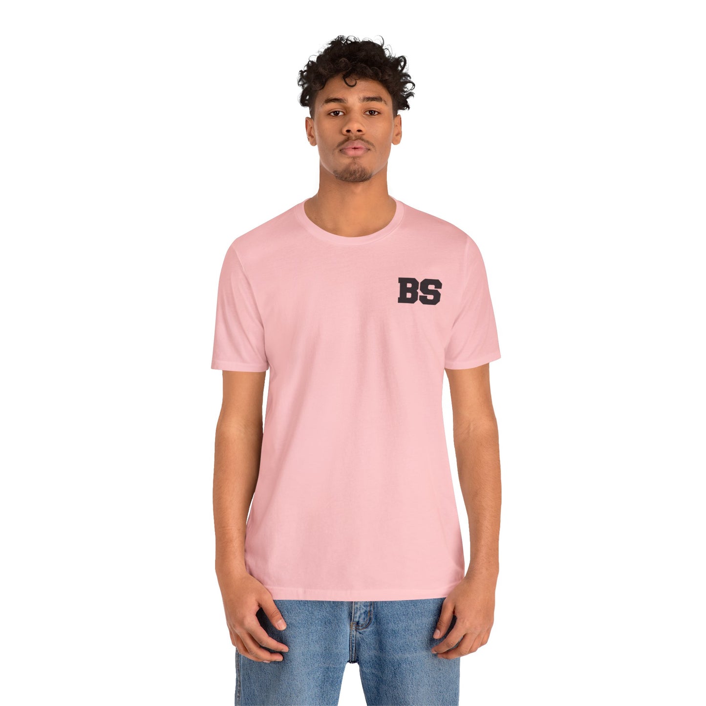 BS COLLEGE BLK PRINT Unisex Jersey Short Sleeve Tee