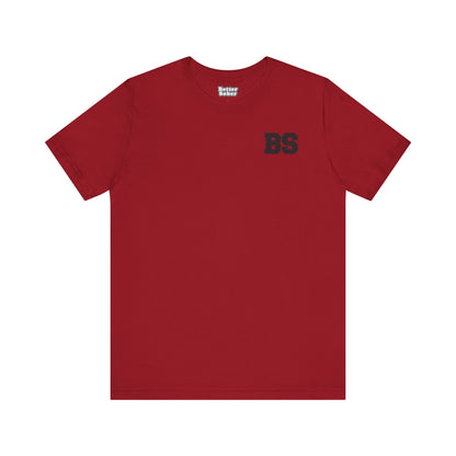 BS COLLEGE BLK PRINT Unisex Jersey Short Sleeve Tee