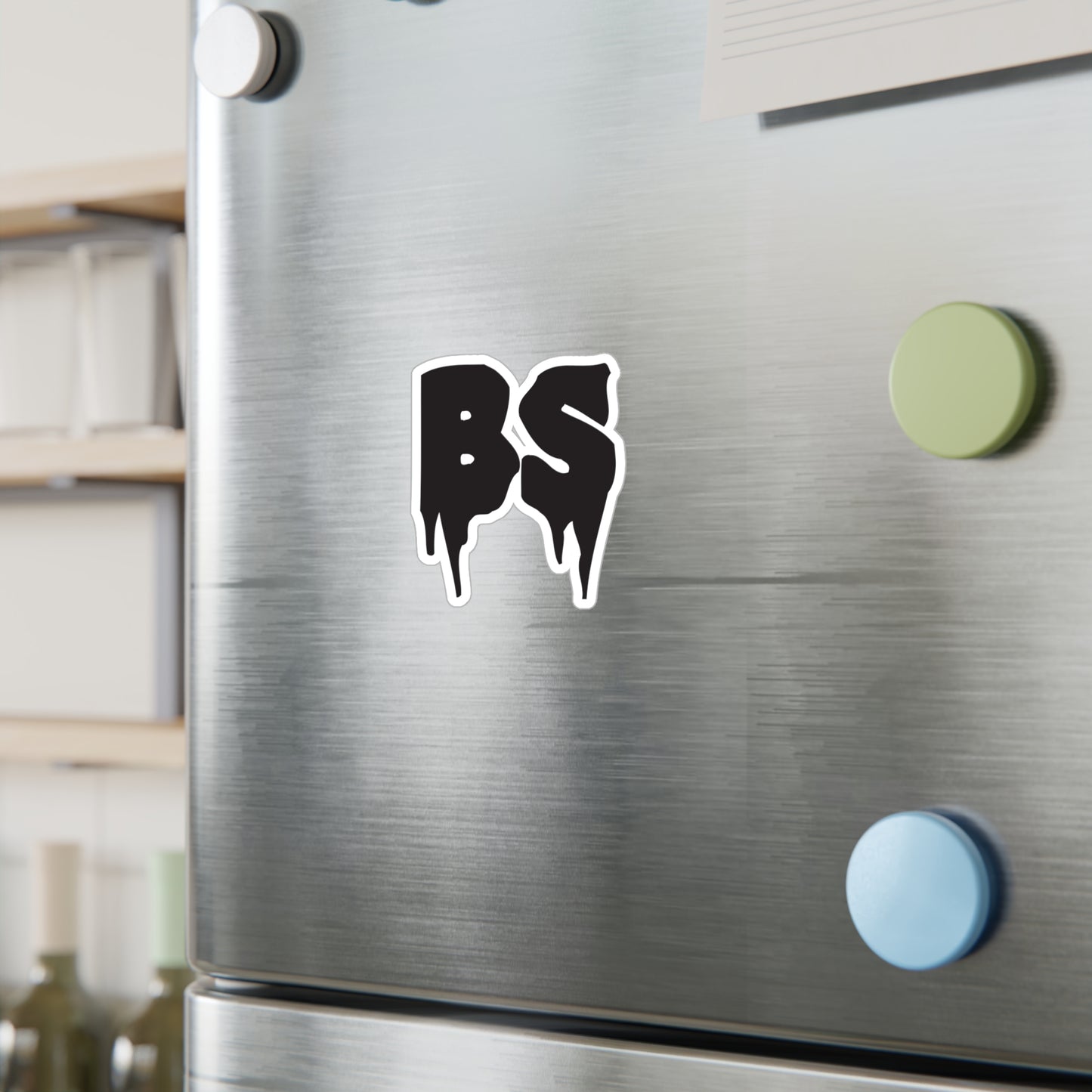 BS DRIP BLK Kiss-Cut Vinyl Decals