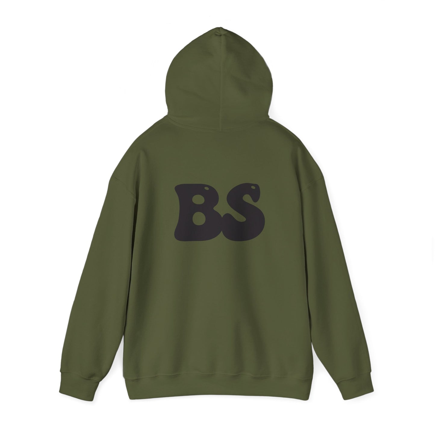 BS BUBBLE BLK PRINT Unisex Heavy Blend™ Hooded Sweatshirt