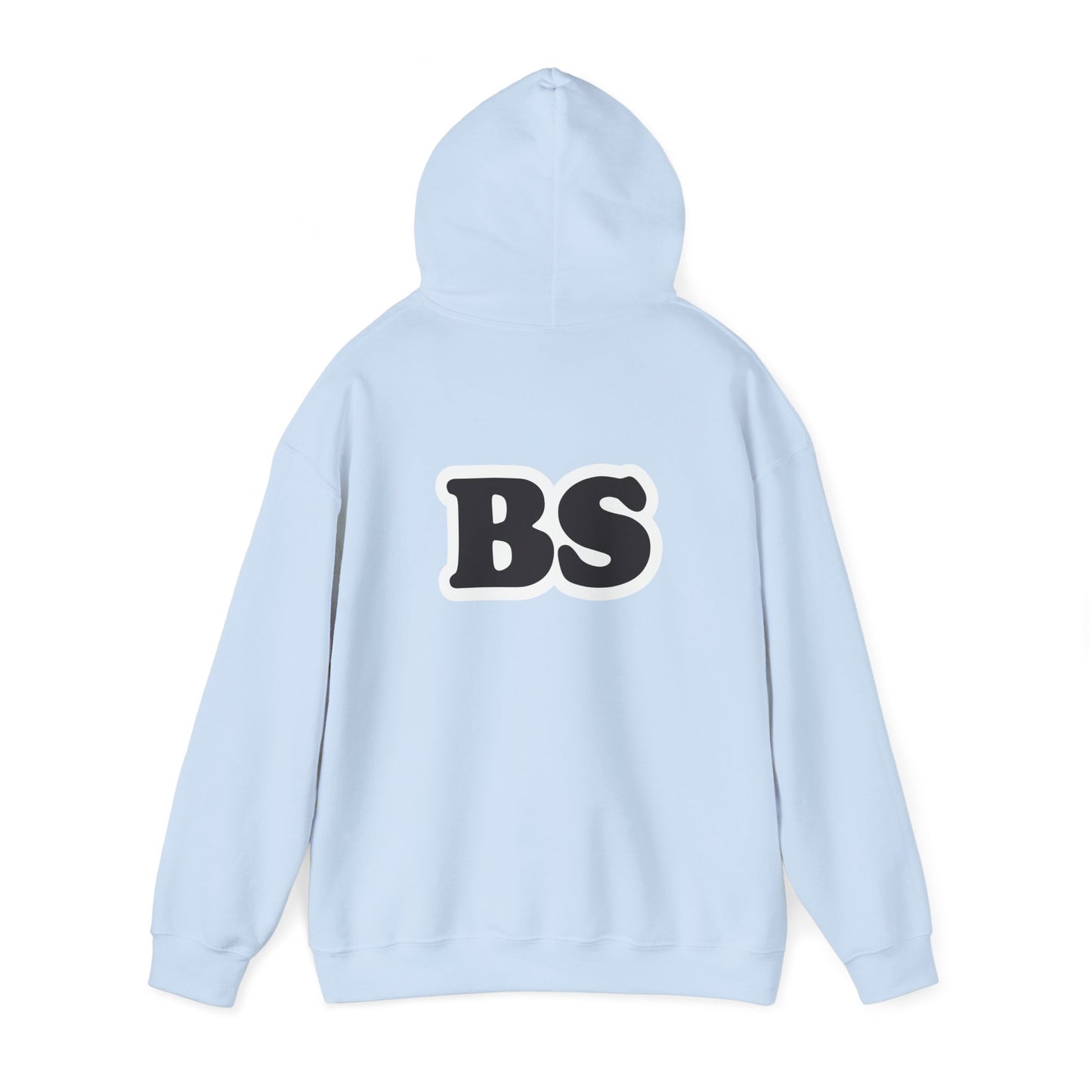 BS CLASSIC WHT/BLK PRINT Unisex Heavy Blend™ Hooded Sweatshirt