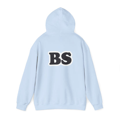 BS CLASSIC WHT/BLK PRINT Unisex Heavy Blend™ Hooded Sweatshirt