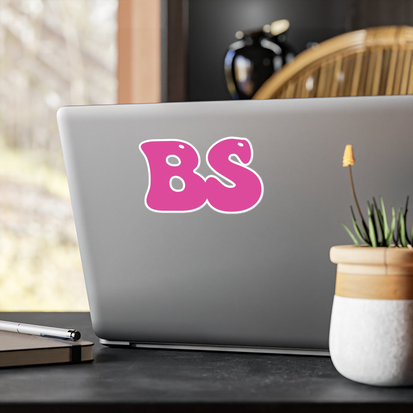 BS BUBBLE PNK Kiss-Cut Vinyl Decals