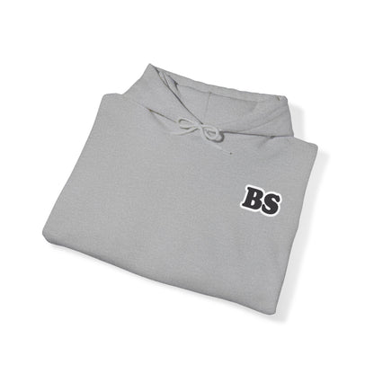 BS CLASSIC WHT/BLK PRINT Unisex Heavy Blend™ Hooded Sweatshirt