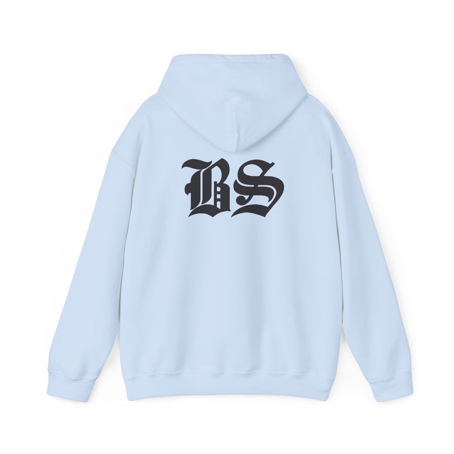 BS OLD SCHOOL BLK PRINT Unisex Heavy Blend™ Hooded Sweatshirt