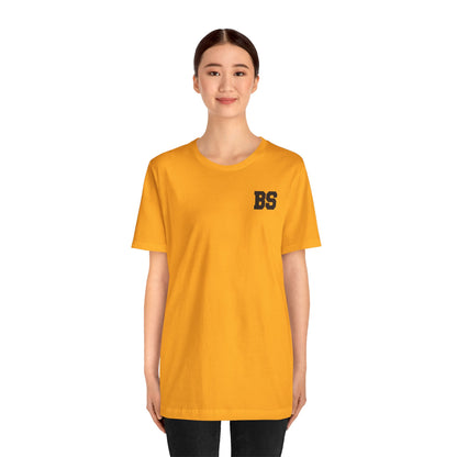 BS COLLEGE BLK PRINT Unisex Jersey Short Sleeve Tee