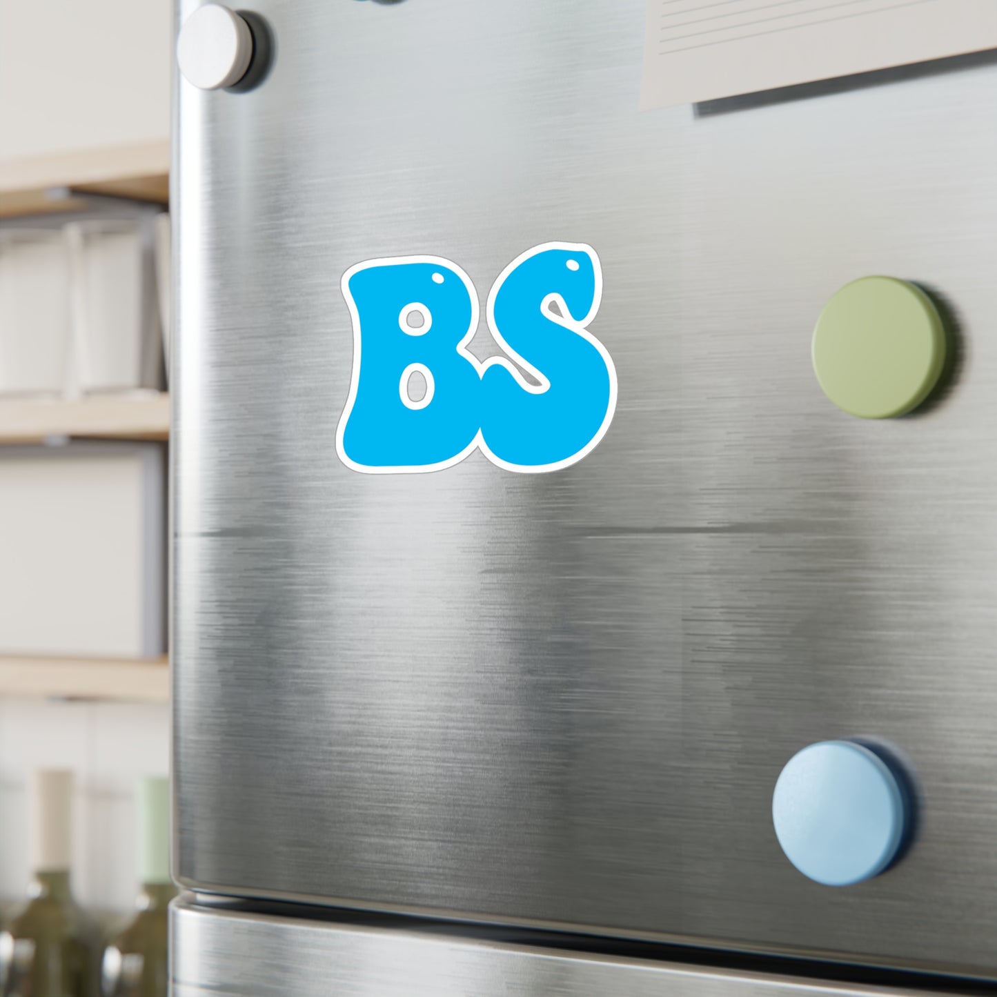 BS BUBBLE BLU Kiss-Cut Vinyl Decals