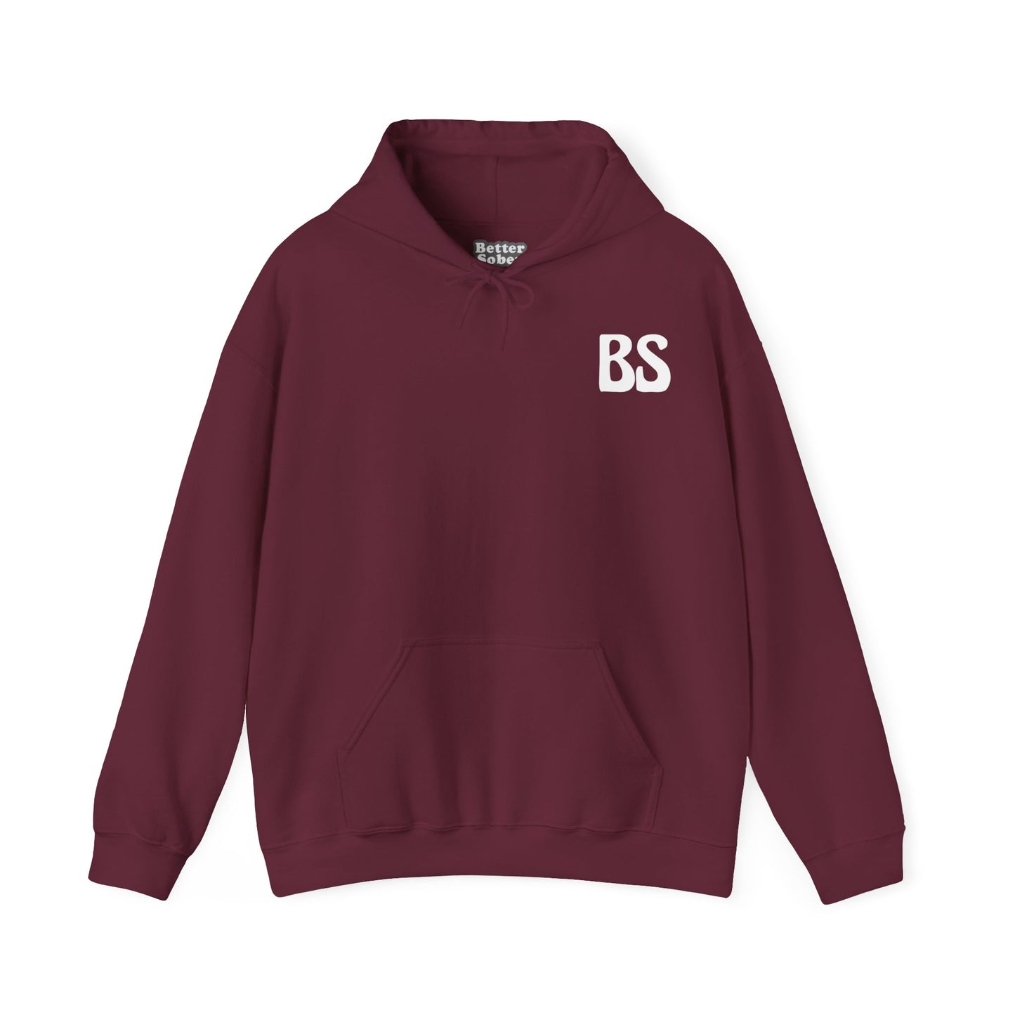 BS 70S WHT PRINT Unisex Heavy Blend™ Hooded Sweatshirt