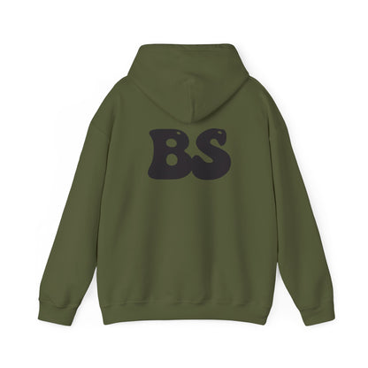 BS BUBBLE BLK PRINT Unisex Heavy Blend™ Hooded Sweatshirt