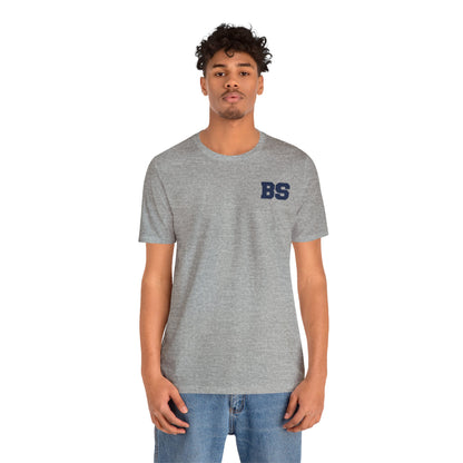 BS COLLEGE NAVY PRINT Unisex Jersey Short Sleeve Tee