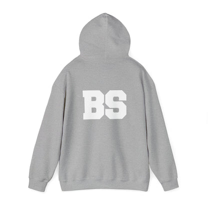 BS COLLEGE WHT PRINT Unisex Heavy Blend™ Hooded Sweatshirt